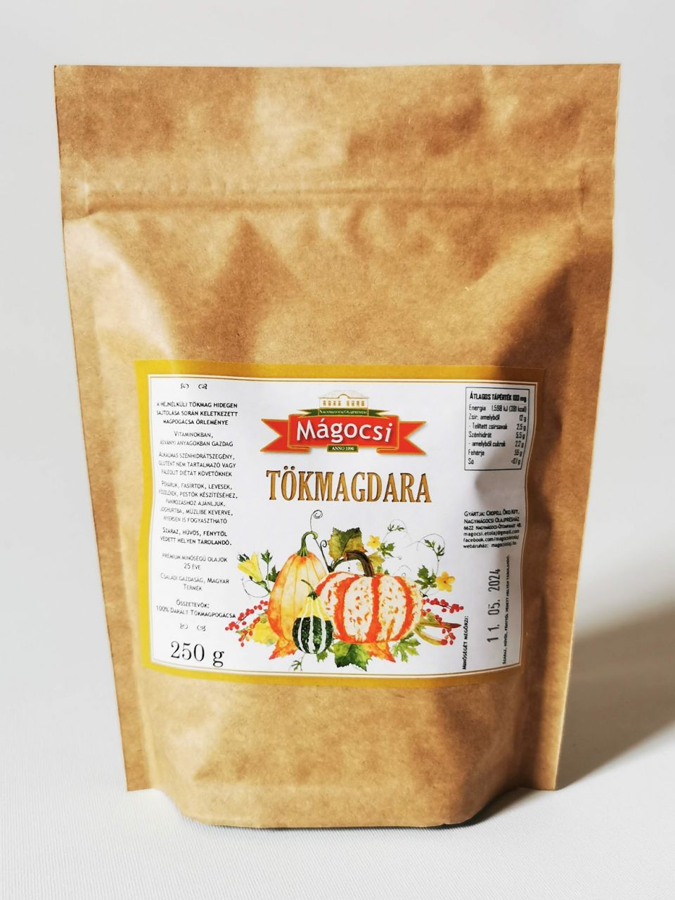 Tökmagdara 250g