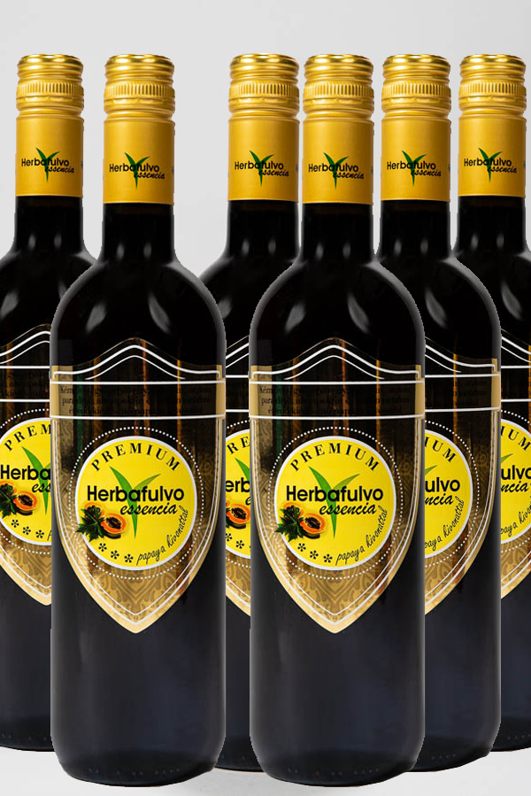 6 fliaš Herbafulvo Essencia Premium Papaya