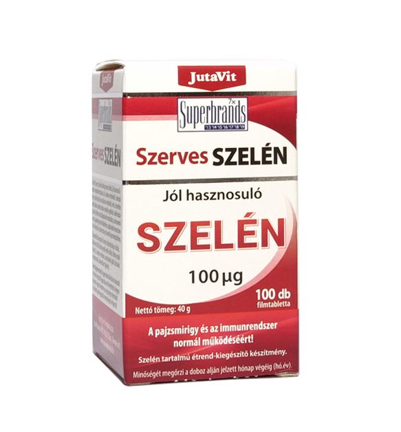 Szerves szelén 100 µg 100 db